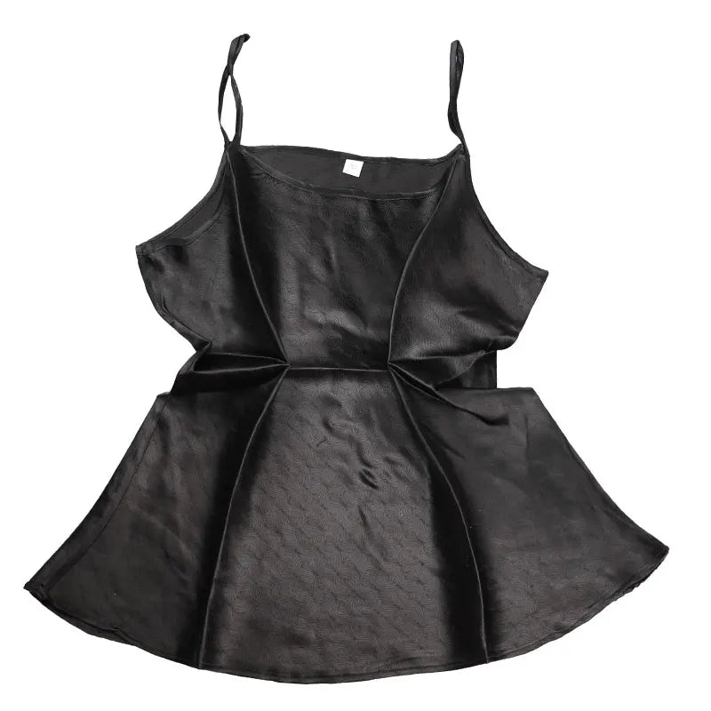100% mulberry silk, silk, satin, breathable candy color, short backing, small suspender vest for women.