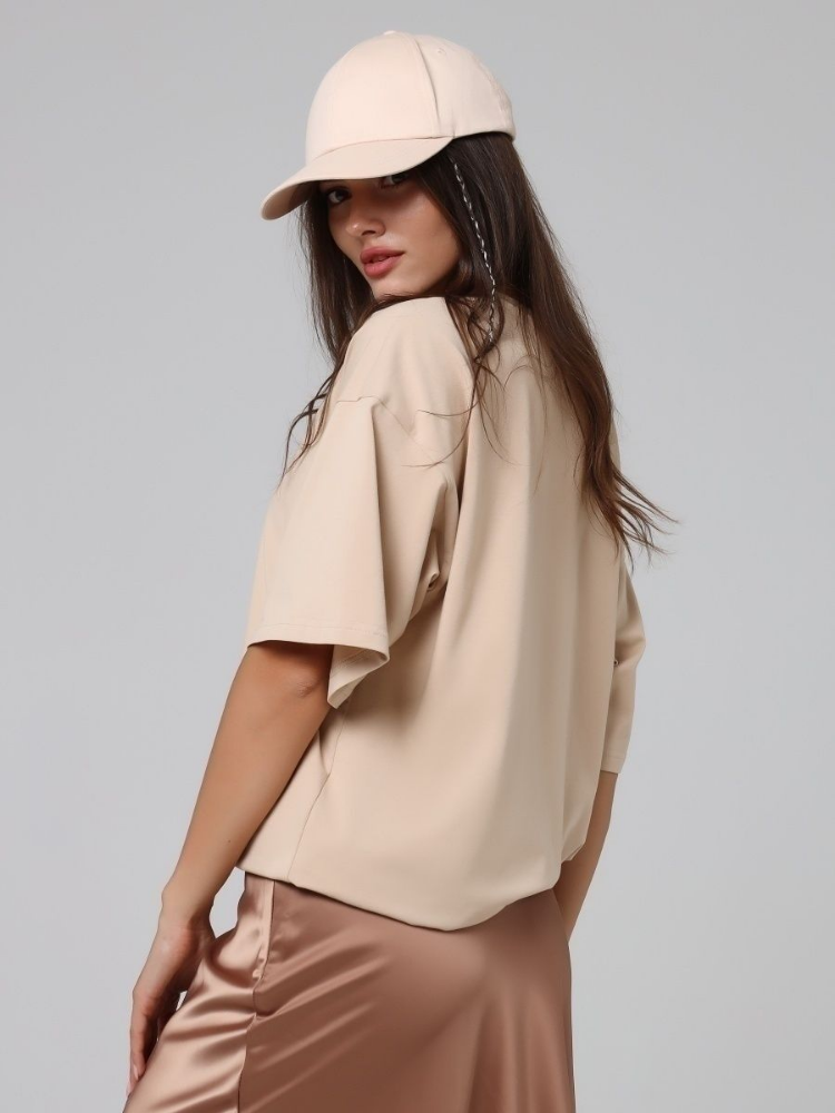 Bornladies 2025 Women's Summer 100% Cotton T-shirt Bottoming Basic Fashionable Solid Lady Short Sleeve Loose Tops Shirts