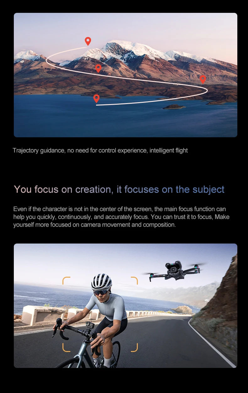 K900 MAX 8K Professional Drone with Dual Camera WiFi FPV Aerial Photography 360° Obstacle Avoidance Quadcopter airdrop Drone Toy