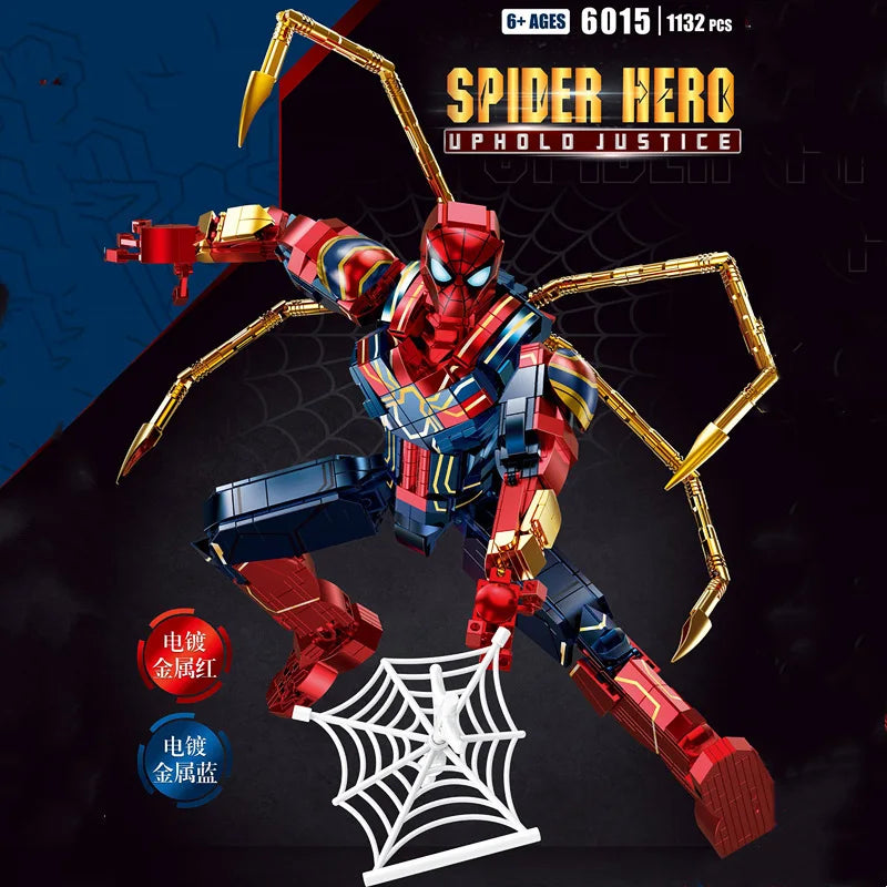 Lewan 2077 Steel Mech American Team Killer Assembled Building Blocks Boy Toy Gift Compatible with Lego
