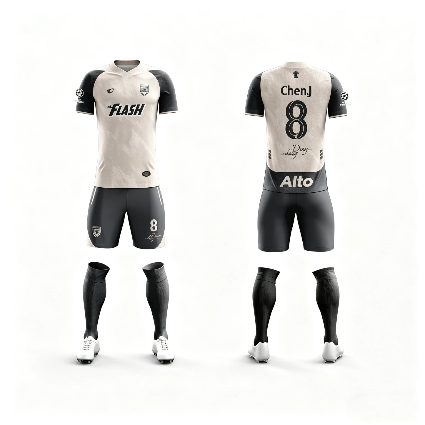 Custom Sublimation Printing Football Jersey Polyester Soccer Uniform Club Team Football Uniform Breathable Soccer Jersey For Men