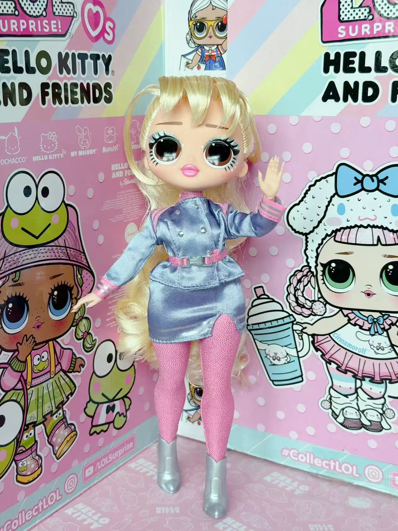 LOL Doll 25cm Extra Large Sister OMG Fashion Doll Little Brother Joint Removable Dress DIY Stylist No Packaging Box