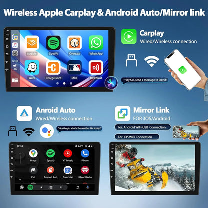 Android 15 Carplay Auto WIFI+4G For Renault Clio 3 4 2012 2013 2015 - 2018 Car Radio GPS Stereo Multimedia Player 2din Wireless