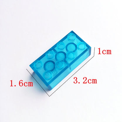 300pcs 2x4 Dot DIY Building Blocks Thick Figures Bricks Educational Creative Size Compatible With 3001 Plastic Toys for Children