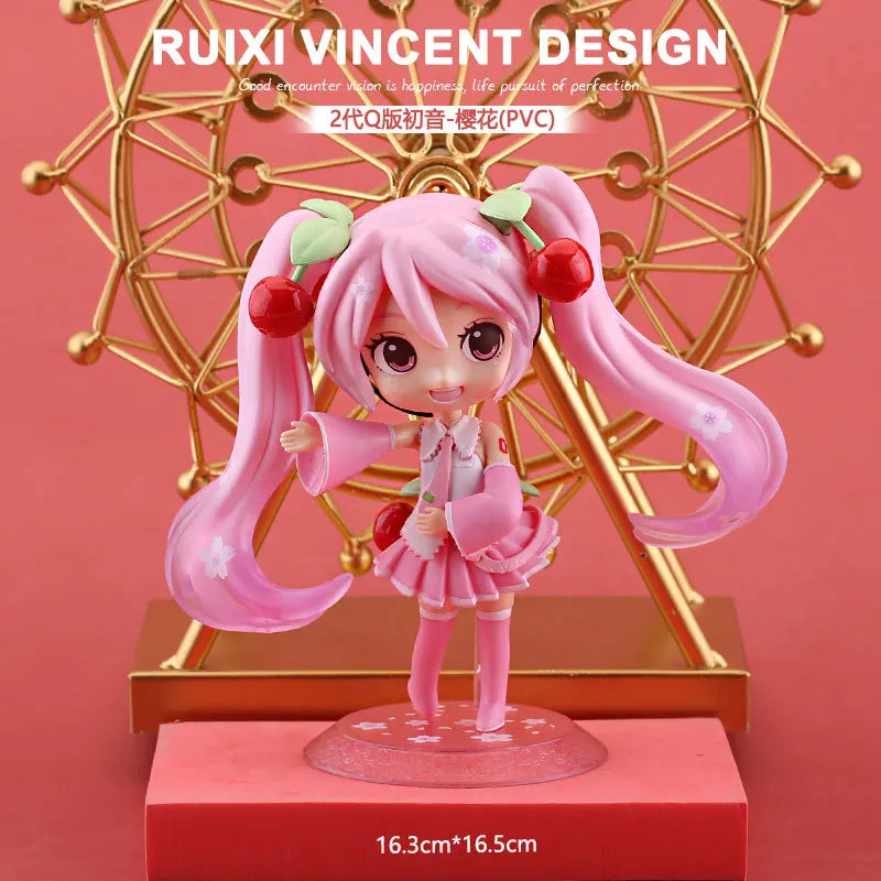 Anime Figure Hatsune Miku Model Statue Doll Beautiful Girl Sailor Moon Rem Asuna Cosplay Merchandise Collectible Gift For Fans