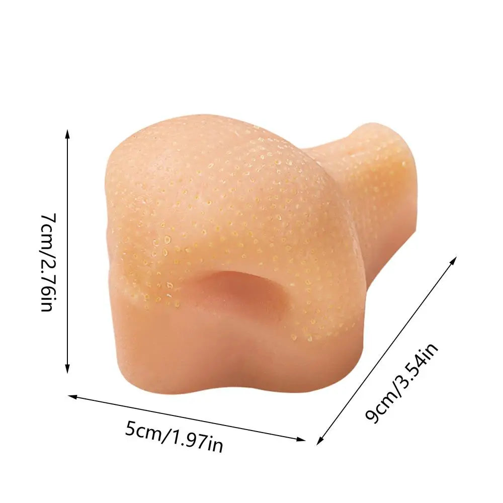 1pcs Pimple Popping Fidget Toy Silicone Satisfying Pimple Pop Toy Reusable Stress Reliever Nose Game for Kids Boy Girls Adults