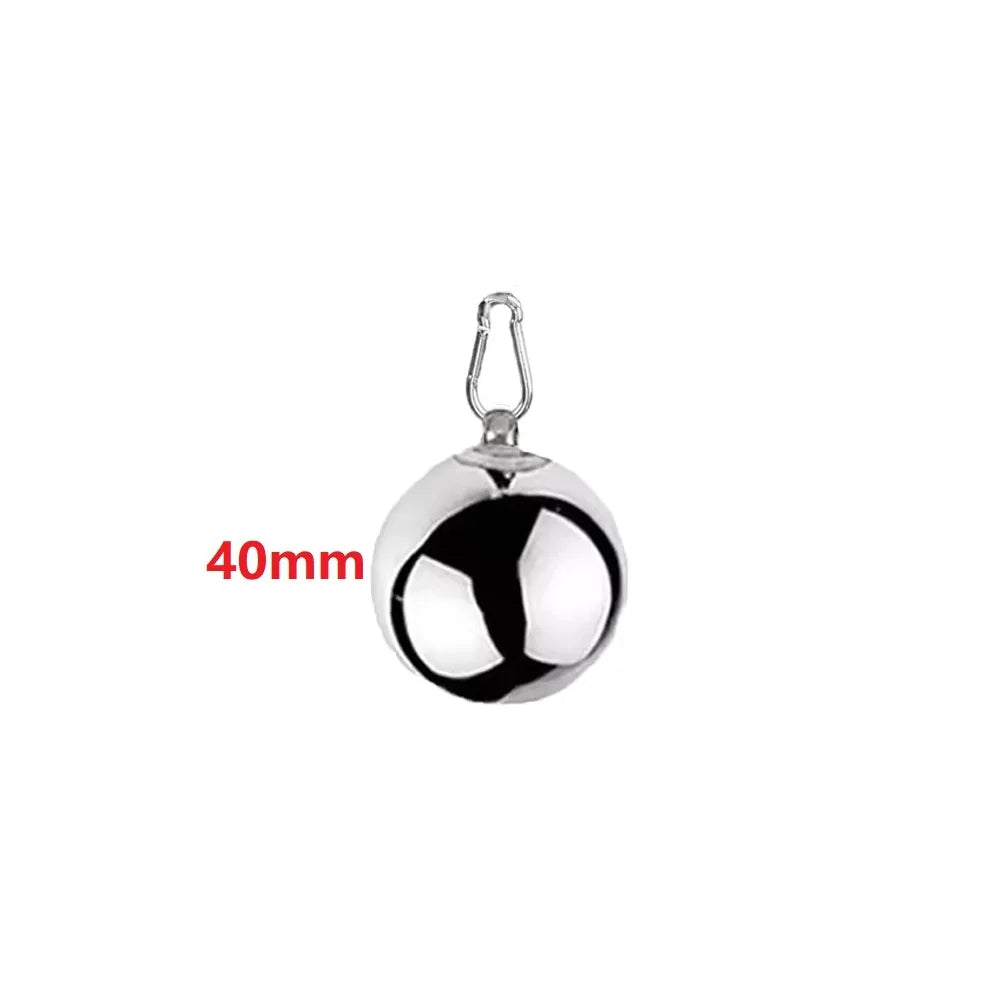 Metal Penis Ring Ball Stretcher Scrotum Lock Stainless Steel Penis Cock Ring Heavy Pendant Weight Bondage Sex Toy