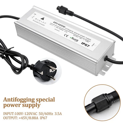 2/4/6/8/10/12 Head Ultrasonic Mist Maker Fogger Stainless Steel Air Humidier Garden/Rockery/Pool Fog Sprayer Generator 220V