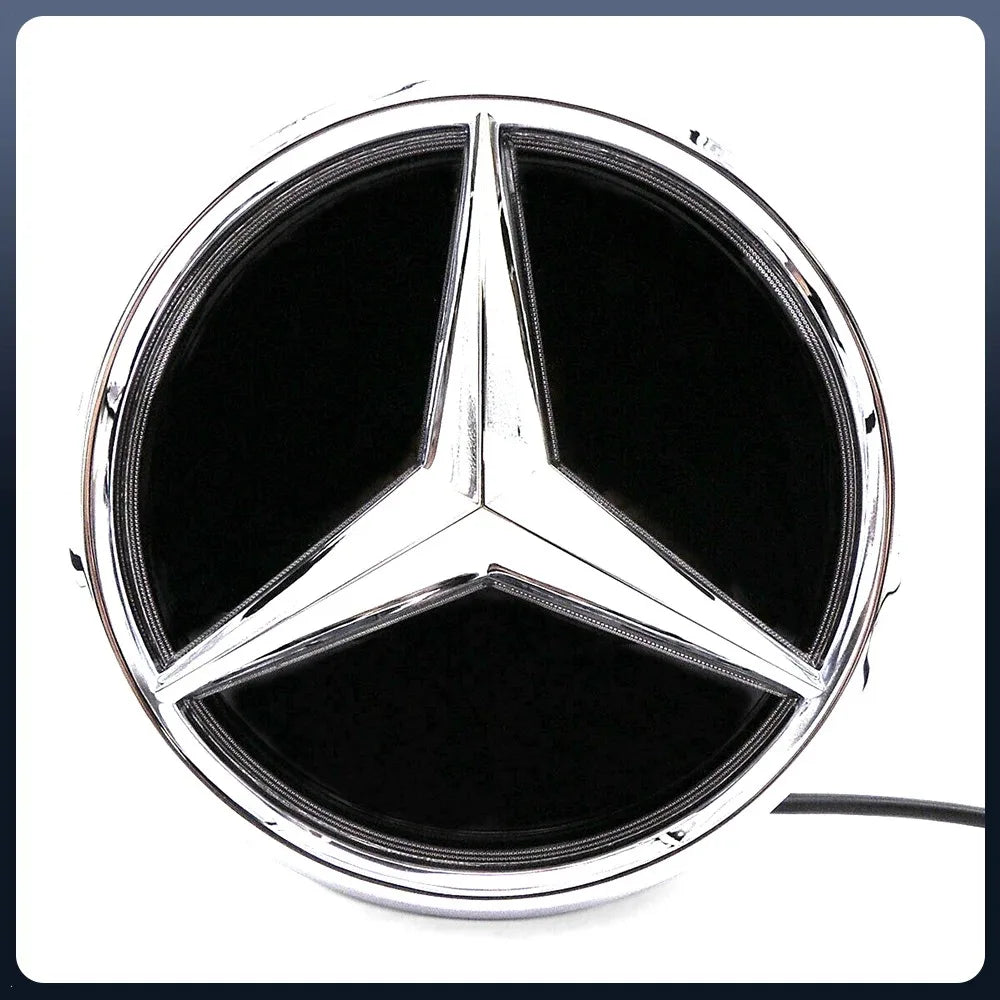 Front Grille LED Star Emblem Light Badge For Mercedes Benz GLC GLE GLS-Class 2016-2019