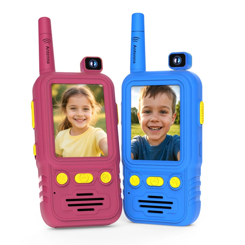 Rotate Camera Kids' Electronic Toys Walki Takie Walkkies Talkies for Children Walkie Talkie Novelty Toy Walkie-talkie Children's