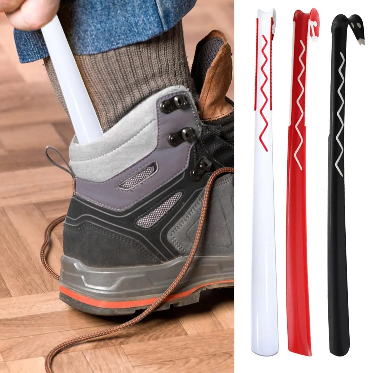 Shoe Horn For Seniors Long Shoe Horn Shoehorn With Comfort Grip Lazy Wear Helper Boot Lifter Shoehorns Accessories