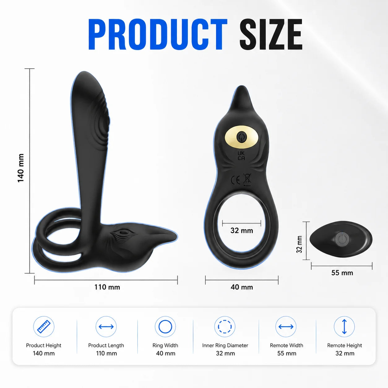 Wireless Remote Cock Penis Ring Vibrator For Couple Vibrating Clitoral Stimulator Sex Toy For Men Delay Ejaculation Penis ring