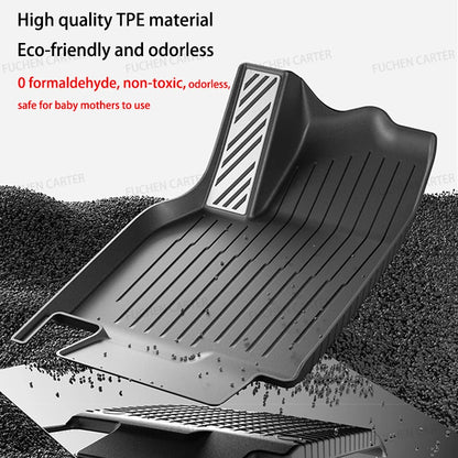 For Tesla NEW Model YL Launch 2026+ Car Floor Mats Car Four Seasons Waterproof Non-slip Floor Mat TPE Special Car Accessories