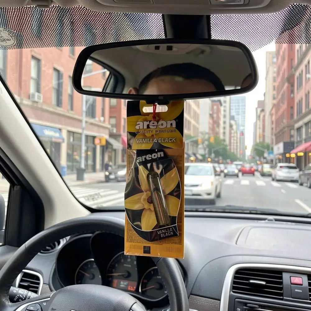 Strong Scent Car Air Freshener Gel with Refillable Cartridges for Long Term Use in Automotive Settings