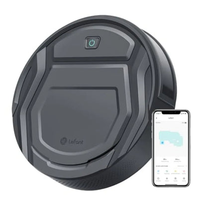 Robot Vacuum Cleaner, 120 Mins Runtime, Compact Design, Low Noise, Powerful Suction, Wi-Fi/App/Voice Control, Self-Charging, Sc