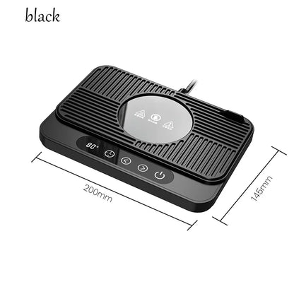 Electric Mug Warmer 50W Cup Heater with 9 Gear Temperature Control Hot Plate Coffee Milk Heater for Home Office Use 220V