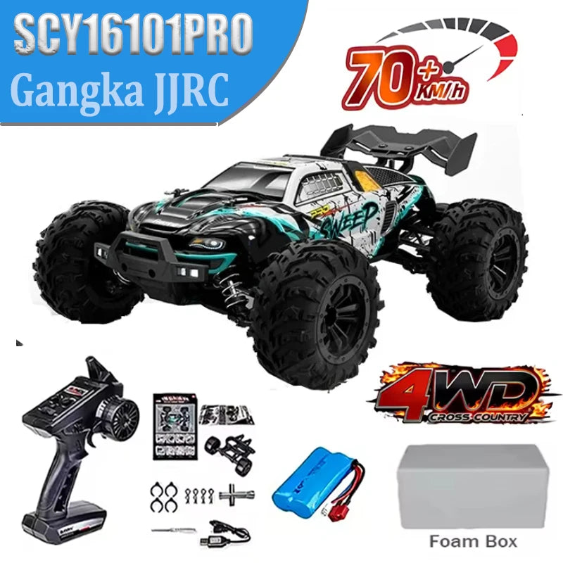 1:16 SCY 16101PRO 16102PRO 16103PRO 4WD Brushless RC Car 70km/h High Speed Off Road Racing Car Remote Control Toy Car Gift
