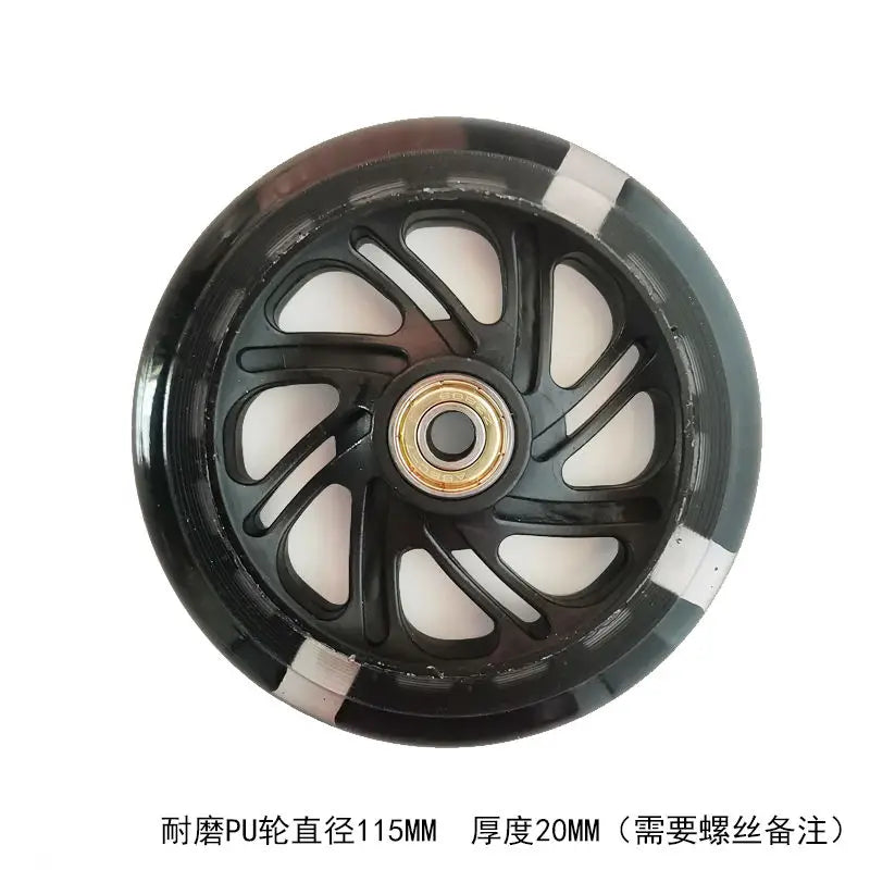 Universal Stroller Accessories Child Wheelchair Safety Rail Auxiliary Wheel Brake Wheel Easy to Push Child-Carrying Device