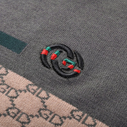 New Round Neck Slim Fit Men's Sweater for Autumn and Winter, Korean Style Trendy and Casual Long Sleeved Knitted Base Sweater