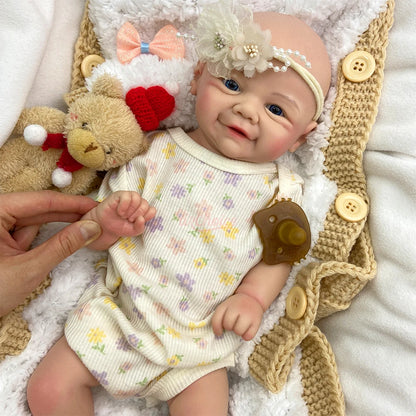 Full Body Silicone Reborn Baby Weighted Realistic Newborn Girl/Boy Hand Painted Art Doll Anatomically Correct Washable Baby Gift