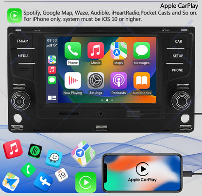 Noname 5GD035280B MIB Carplay Car Radio for VW Golf MK7 MK7.5 Passat B8 Sportvan Tiguan Bluetooth 6.5 inch Android Auto Player