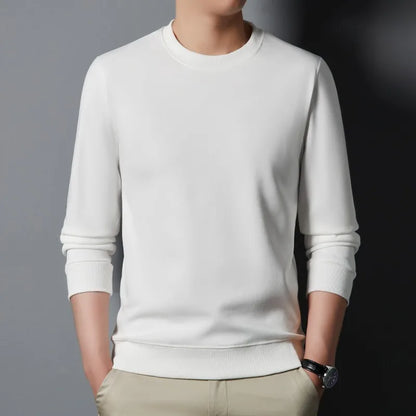 Top Quality New Brand Casual Fashion Crewneck Simple Trendy Loose Fit Pullover No Hood Hoodies Sweatshirts Mens Clothes 2025