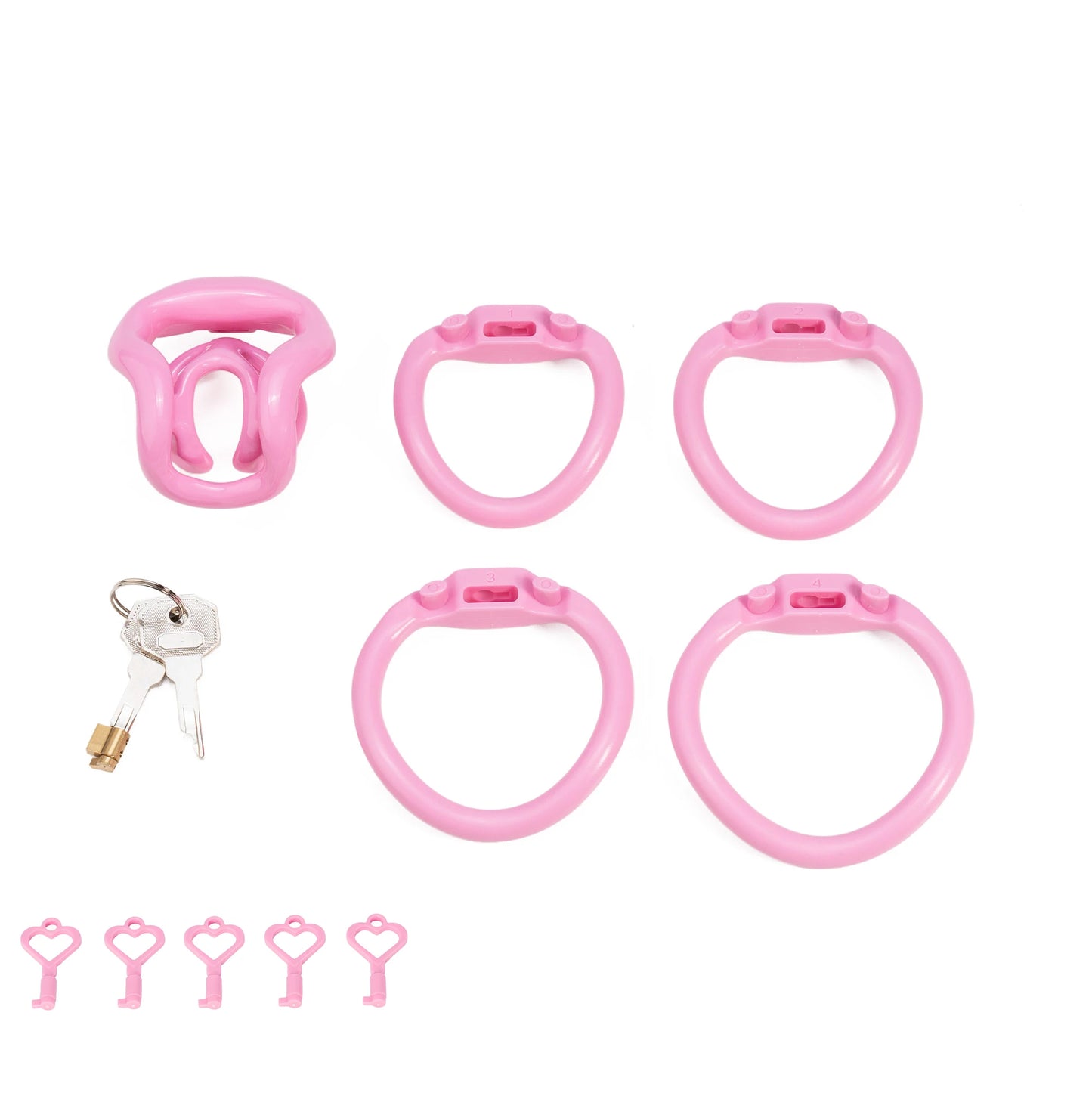BC3.0 Double-layer chastity lock ultra-small size male chastity device for BDSM discipline and abstinence prevention
