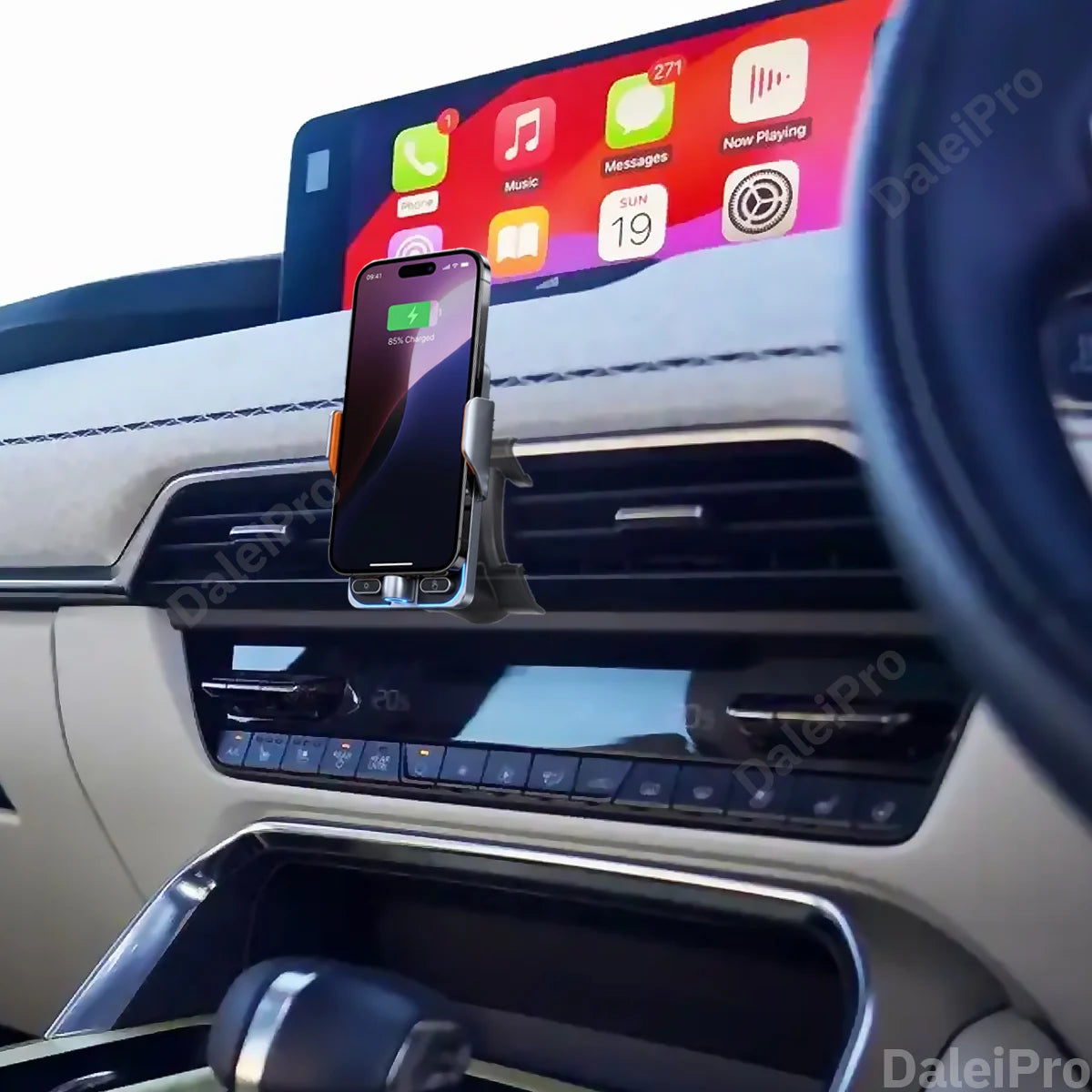 For Mazda CX60 CX80 CX-60 CX-80 Car Phone Holder Wireless Charger Magsafe Holder Auto Clamping Strong Magnet Mazda Accessories