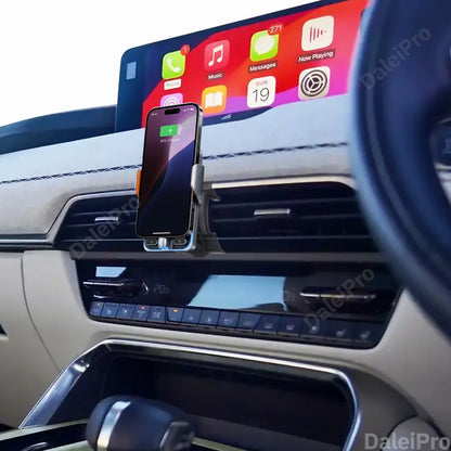 For Mazda CX60 CX80 CX-60 CX-80 Car Phone Holder Wireless Charger Magsafe Holder Auto Clamping Strong Magnet Mazda Accessories