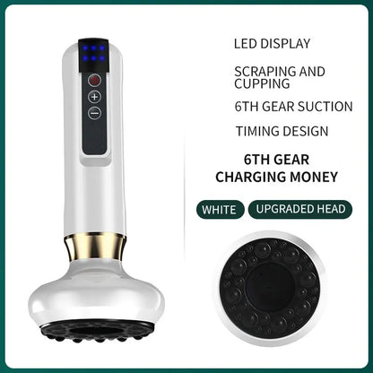 Rechargeable Electric Cupping Massager Vacuum Suction Cup GuaSha Beauty Health Scraping Massager Body Care Tools Portable Ease