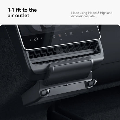 YZ For Tesla Model Y Juniper Model 3 Highland Rear Air Vent 27W Quick Charger USB Shunt HUB Power Splitter Apple Type-C Charger