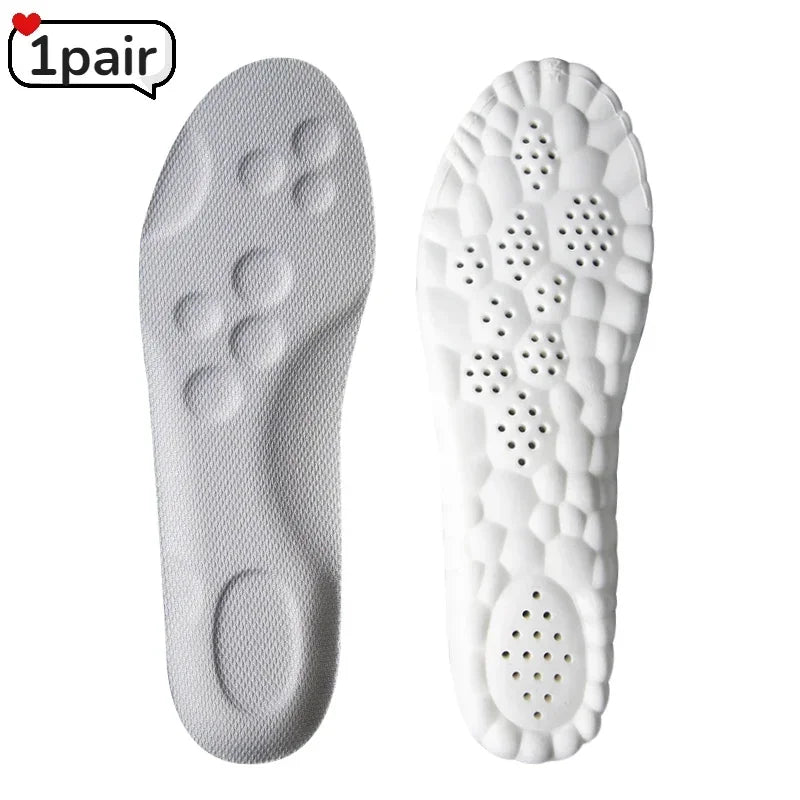 Upgrade Massage Sports Insoles Super Soft PU Insole for Feet Running Baskets Shoe Inserts Soles Arch Support Orthopedic Cushion