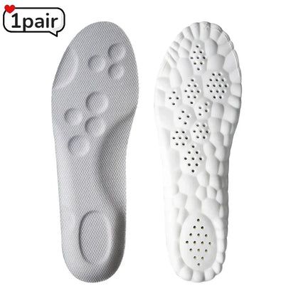 Upgrade Massage Sports Insoles Super Soft PU Insole for Feet Running Baskets Shoe Inserts Soles Arch Support Orthopedic Cushion