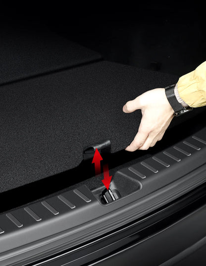 YZ For Tesla Model Y Juniper 2026 Trunk Sill Plate Protector TPE Rubber Protector Tesla Threshold Bumper Pad Prevent Scratching
