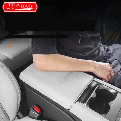 For BYD Yuan Pro Yuan UP EV 2024 Car Armrest Box Cover Interior Central Armrest Protection Gear Leather Pad Auto Accessories