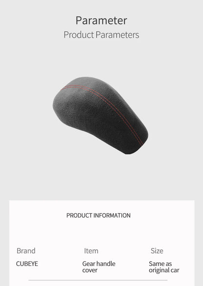 Made of Alcantara For Subaru Impreza WRX 2023 Outback Forester Crosstrek Car Center Console Gear Shift Boot Interior Accessory