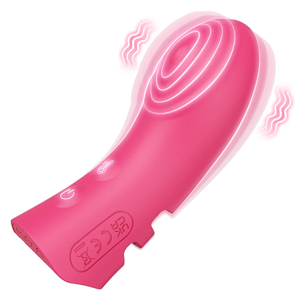 Finger Vibrator for Women Heating Vagina Vibrator Clitoris Nipples Stimulator Female Masturbator Interaction Sex Toy for Couples