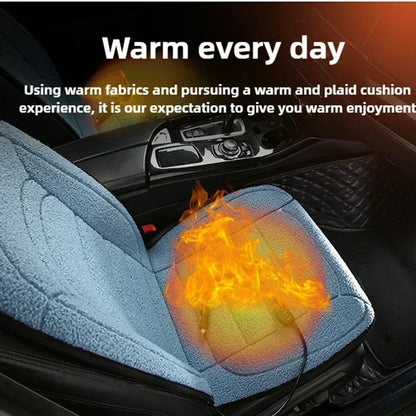 NEW 1-2PCS Heated Car Seat Cover Car Heating Cushion Winter Heated Seats Car Seat Warmer 12V Seat Cushion For Back And Seat
