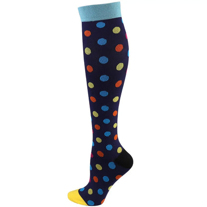 1 Pair S-XXL Large Size Compression Socks Doctor Nurse Golfs Tube Fit Medical Edema Diabetes Varicose Veins Soccer Men Stockings