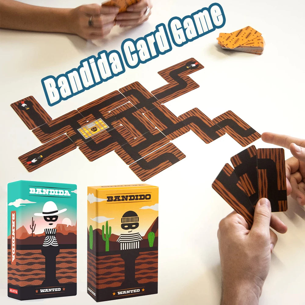2026 Hot Bandido Bandida Board Game 1-4 Players Strategy Puzzle Card Game For Kids & Adults Party Family Fun Strategy Game