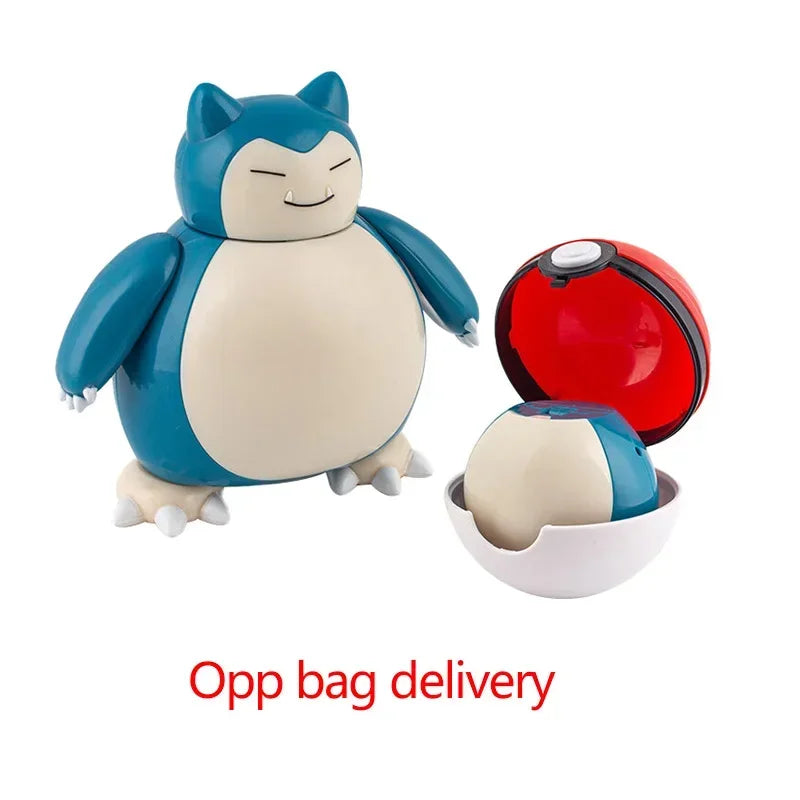 Original Pokemon Figure Ball Pokeball Eevee Blastoise Venusaur Charizard Pikachu Mewtwo Gyarados Elf Monster Toy for Child Gift