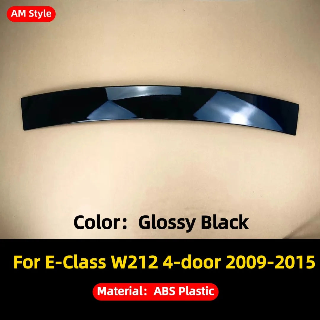 For Mercedes-Benz E Class W212 4 door 2009-2015 Rear Roof Spoiler Wing Spoiler Tail Deflector Airfoil Tuning Accessories Trim