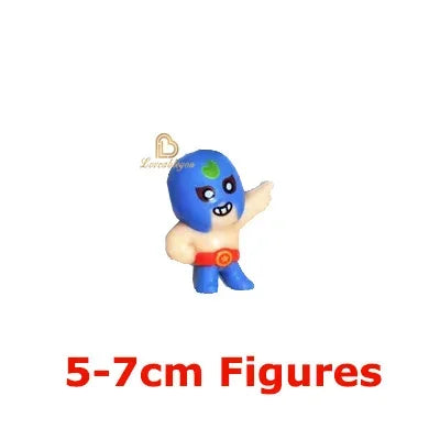 24pcs Anime Mini Figures Accessories Charms Poco Spike Nita Cute Cartoon Heroes Model Toys Game Collectibles for Children Gift