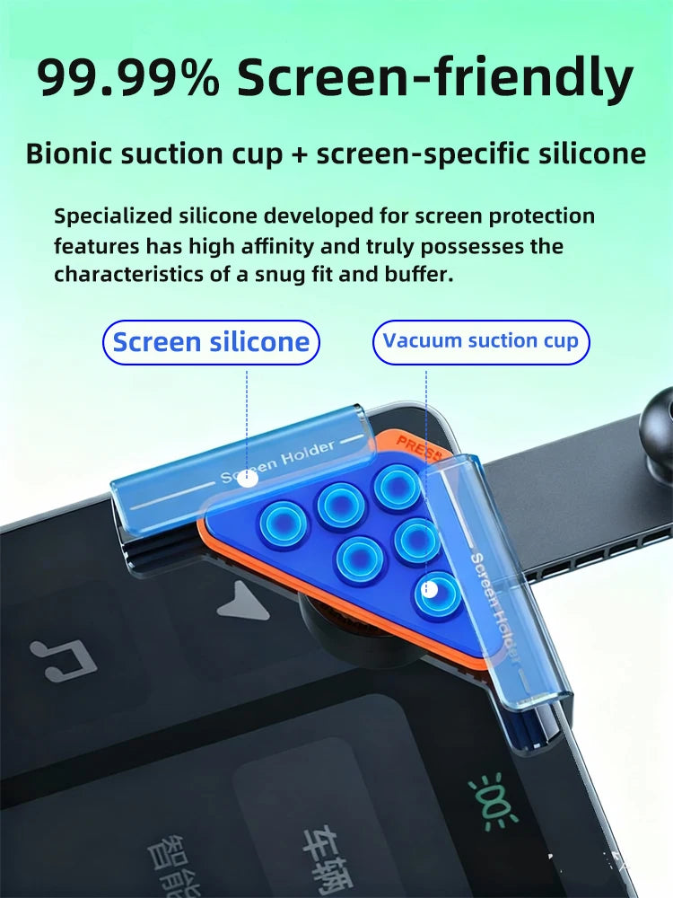 Magnetic Car Phone Holder for Tesla Model 3/Y BYD Car Display Screen Side 360 Degree Rotation Car Mount for IPhone 12 13 14 15