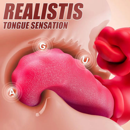 Tongue Licking Swing G-Spot Vibrator Nipple Vagina Clitoris Stimulator Female Vibrating Masturbator Massager Sex Toys for Women