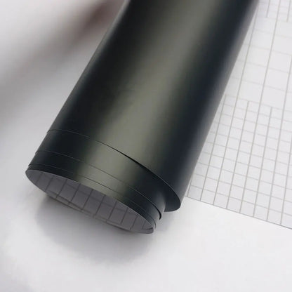 10/20/30/40/50*152cm Black Matte 3D 4D 5D Carbon Fiber Vinyl Car Wraps Auto Satin Film Vehicle Sticker with Different Size/Roll