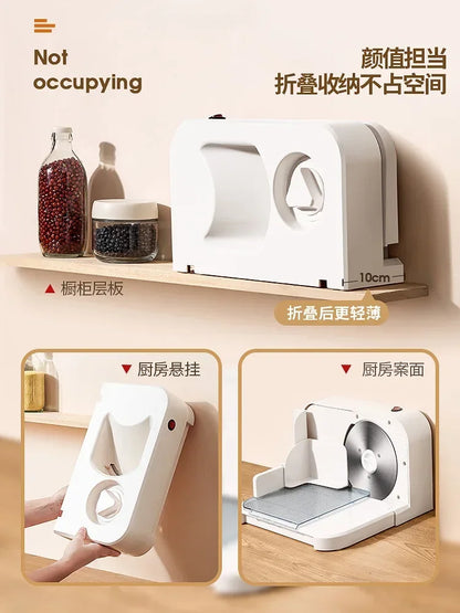 Electric meat slicer can be used commercially or at home, mutton roll machine, beef slicer, multifunctional meat slicer artifact
