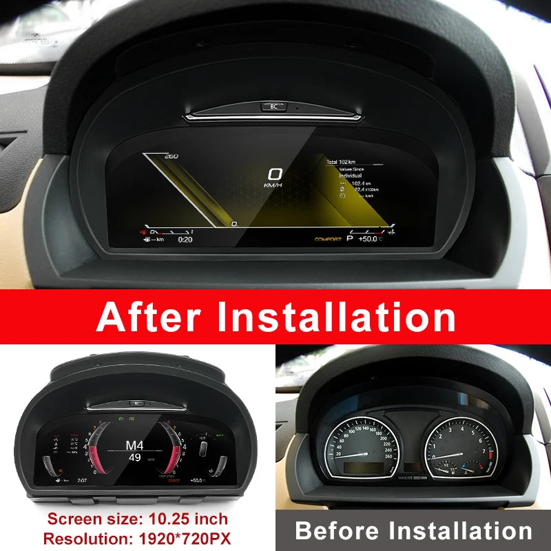 STWEI 2026 New Product Facroy Price Digital LCD Car Dashboard For BMW X3 E83 2004 to 2008 Instrument Cluster Panel Cockpit