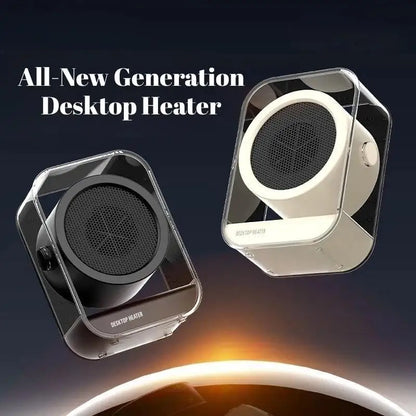 New Home Low-Noise Desktop Heater, Fast Heating, Energy Saving, Portable Multifunctional Heater with Handle for Office Use