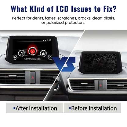 B61A611J0 7 inch Touch Screen Digitizer For MAZDA 3 Axela 2017-2018 Navigation Display Car Accessories B61A-61-1J0A